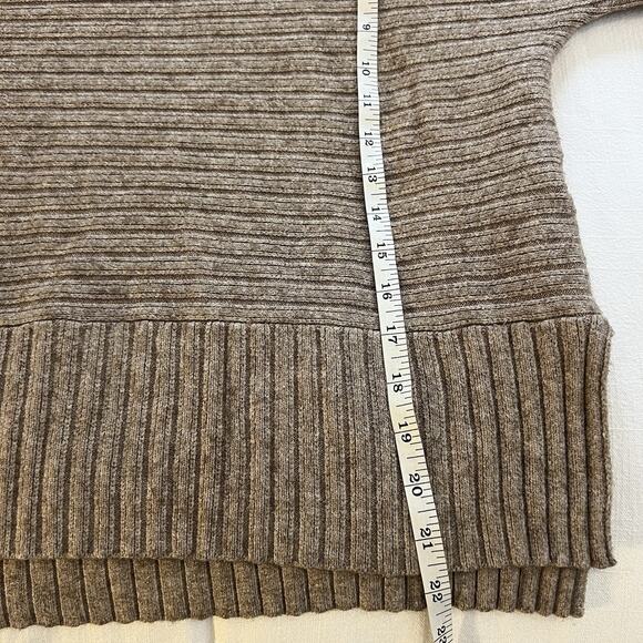 Moth By Anthropologie Cowl Neck Ribbed Sweater size XS Brown/tan - Picture 11 of 11